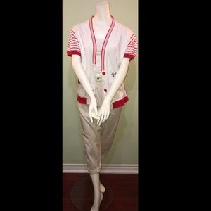 Vintage short sleeve cardigan